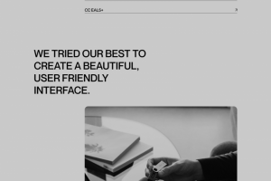 Дизайн страницы сайта по криптовалюте