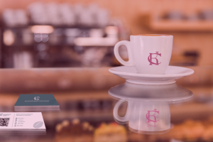 логотип и фирменный стиль кофейня