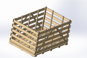 Ящик деревянный