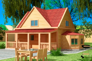 проекты домов из бруса