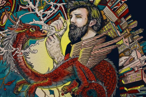 Иллюстрация для обложки музыкального альбомы рок-группы "Клиент"