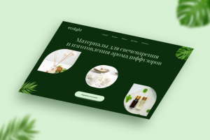 Концепция главного экрана интернет-магазина