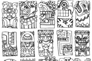 барельефы МАЙЯ