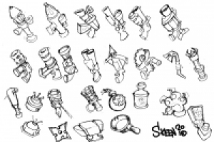 скетч вооружения