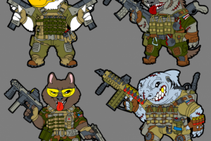 персонажи для нашивок