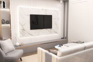 Дизайн-проект гостиной в Элисте