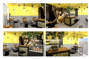 Дизайн-проект бургерной "Vapo gril"