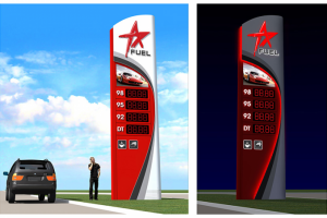 Информационная стела для АЗС