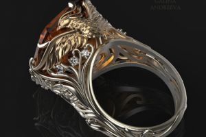 Ювелирные изделия.Кольцо "Феникс"