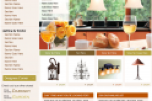 Верстка интернет магазина светильников