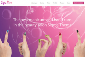 Сайт для маникюрного салона