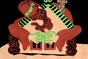 Книжка раскладушка, сказка "Репка"