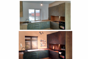 ретушь кухни + коллаж