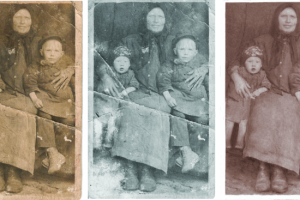 Ретушь старой фотографии