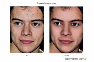 Ретушь журнальной фотографии