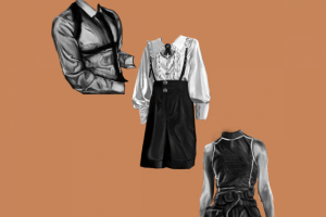 Тренировочные работы в рисовании одежды