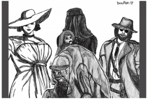 Скетч персонажей