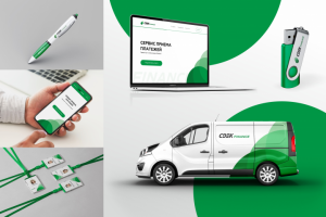 Оформление носителей фирменного стиля компании