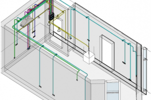 Проект электроснабжения квартиры (Revit)