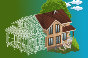 Иллюстрация для баннера строительной компании