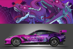 Дизайн для оклейки автомобиля