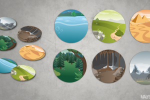 Оформление настольной игры "ФОТООХОТА"