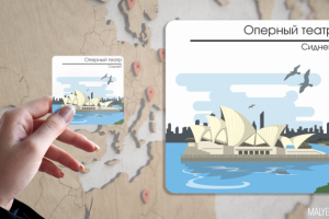 Уникальный дизайн магнитов для туристического агентства