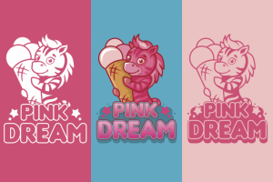 Логотип для фургона мороженщика