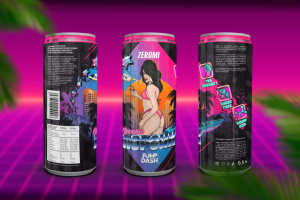 Дизайн для энергетического напитка Pump Dash