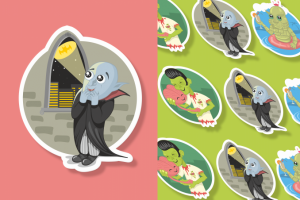 Стикеры "Monster"