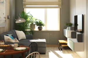 ЖК ОДинбург гостиная