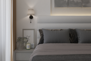 дизайн спальни в жк Видный город