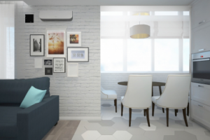 Кухня-гостиная в Ивантеевке