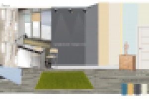 комната подростка, коллаж