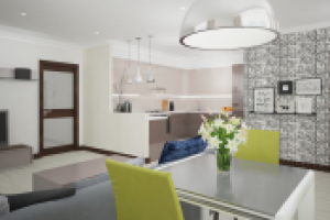 дизайн гостиной в кп Заповедный парк-2