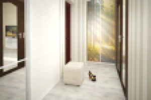 прихожая в квартире ЖК "Лосиный остров"