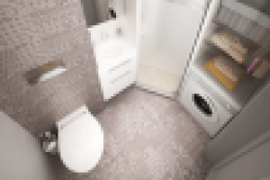 Дизайн маленького совмещенного санузла