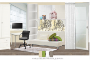 коллаж-концепция комнаты девочки