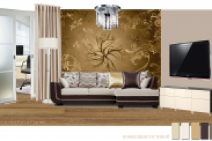 коллаж-концепция гостиной вариант