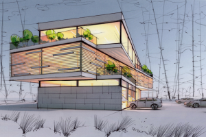 Дизайн многофункционального админ. здания