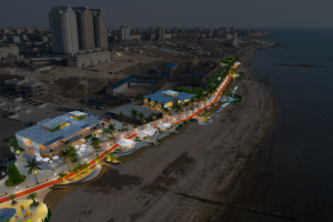 Благоустройство Набережной  г. Актау  Казахстан