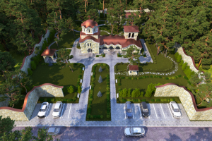 Проект и визуализация храмового комплекса