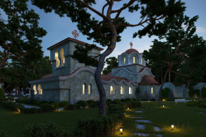 Проект и визуализация храмового комплекса