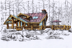 Ручная визуализация дома