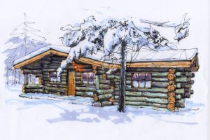 Ручная визуализация дома