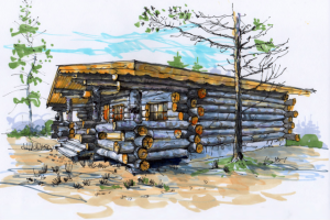 Ручная визуализация дома