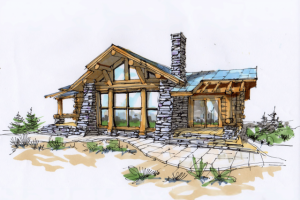 Ручная визуализация дома