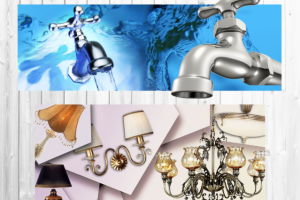 Продажа люстр и сантехники
