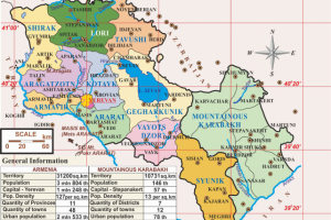 Карта Армении для сайта