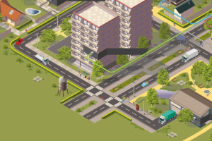 Отрисовка города в векторе